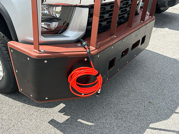 General Motors Utility Truck - Push Bar, Compressor, Keyless Entry and Battery Jump Pack Setup
