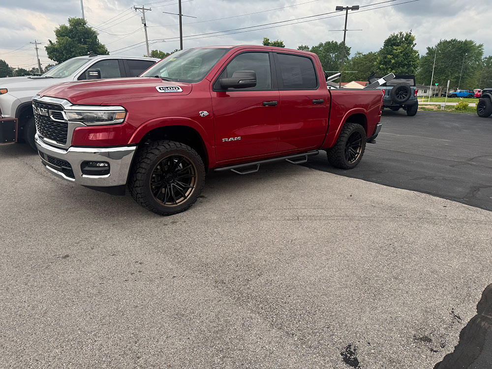 2026 Dodge RAM ReadyLift Lift Kit  Fuel Wheels NITTO Tires NFAB Steps